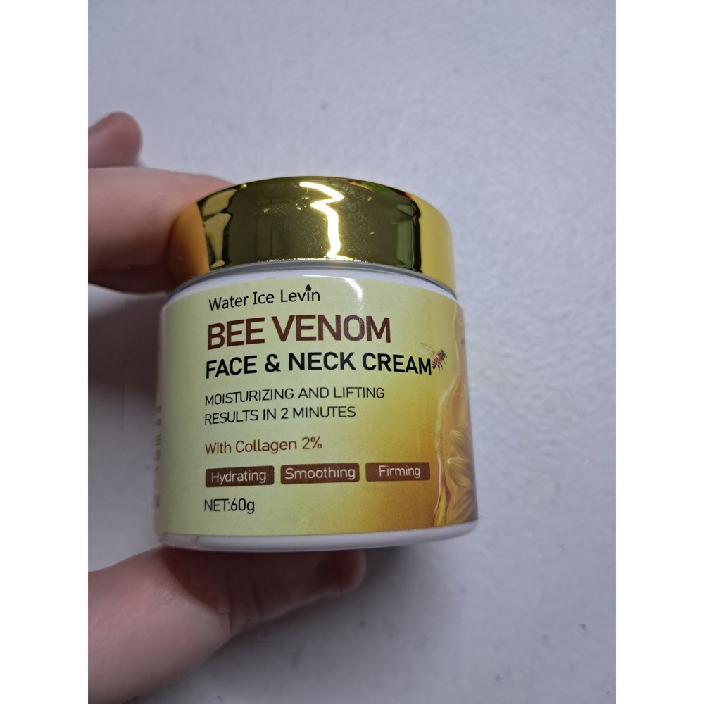 Water Ice Levin Bee Venom Face & Neck Cream 60g Moisturizing Lifting Collagen 2%